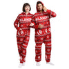 Oklahoma Sooners NCAA Ugly Pattern One Piece Pajamas