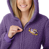 LSU Tigers NCAA Womens Sherpa One Piece Pajamas