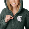 Michigan State Spartans NCAA Womens Sherpa One Piece Pajamas