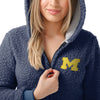 Michigan Wolverines NCAA Womens Sherpa One Piece Pajamas