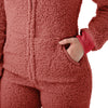 Ohio State Buckeyes NCAA Womens Sherpa One Piece Pajamas