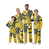 Michigan Wolverines NCAA Busy Block Family Holiday Pajamas