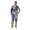 Navy Midshipmen NCAA Busy Block Family Holiday Pajamas