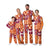 Virginia Tech Hokies NCAA Busy Block Family Holiday Pajamas