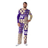 Washington Huskies NCAA Busy Block Family Holiday Pajamas