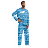 Detroit Lions NFL Ugly Pattern Family Holiday Pajamas