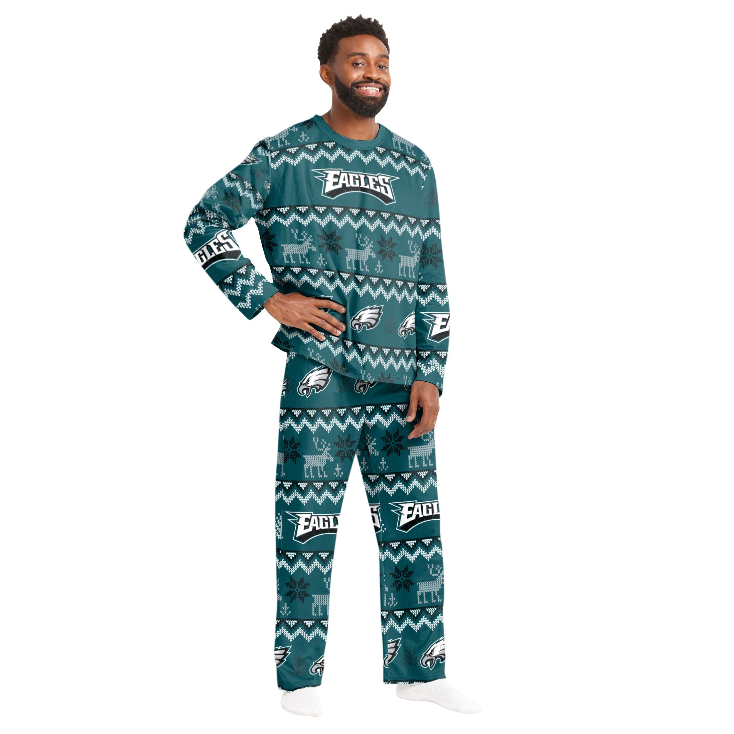 Philadelphia eagles best sale christmas pajamas