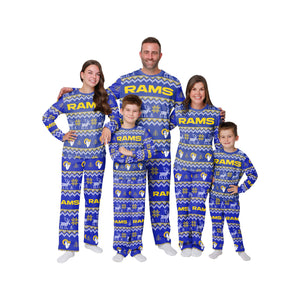 : FOCO NFL Wordmark Family Matching Collection Set Holiday Pjs :  Sports & Outdoors