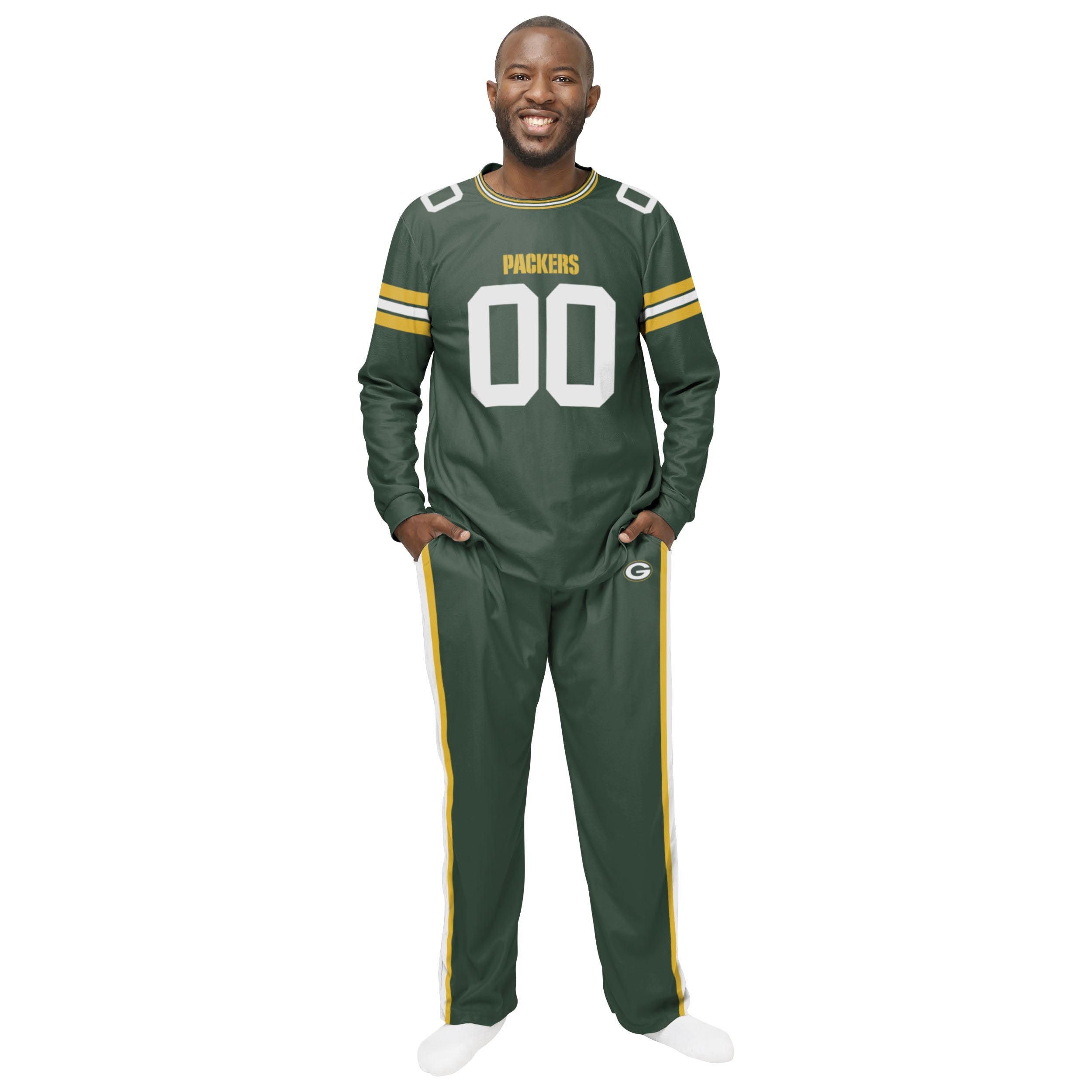 Men's Green Bay Packers Game Day Costume Size: Large