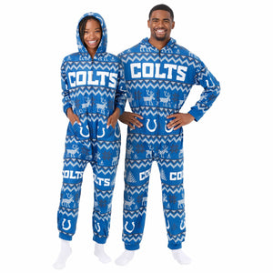 Indianapolis Colts Christmas Skull Ugly Christmas Sweater Sleigh AOP Gift  For Fans - Limotees