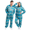 Miami Dolphins NFL Ugly Pattern One Piece Pajamas