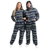 Seattle Seahawks NFL Ugly Pattern One Piece Pajamas