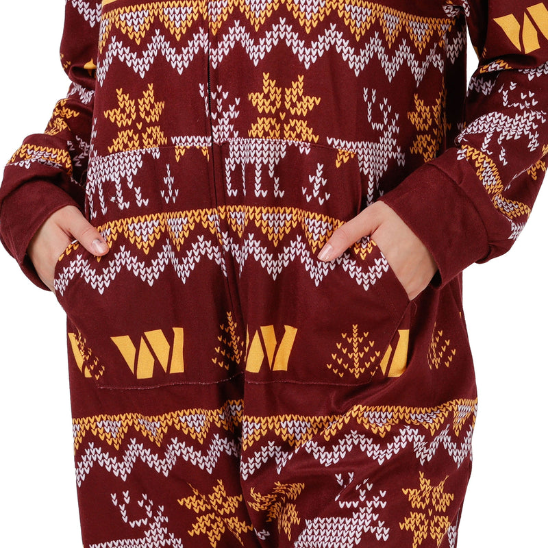 Washington Redskins Snowflakes Pattern Ugly Christmas Sweater