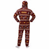 Washington Commanders NFL Ugly Pattern One Piece Pajamas