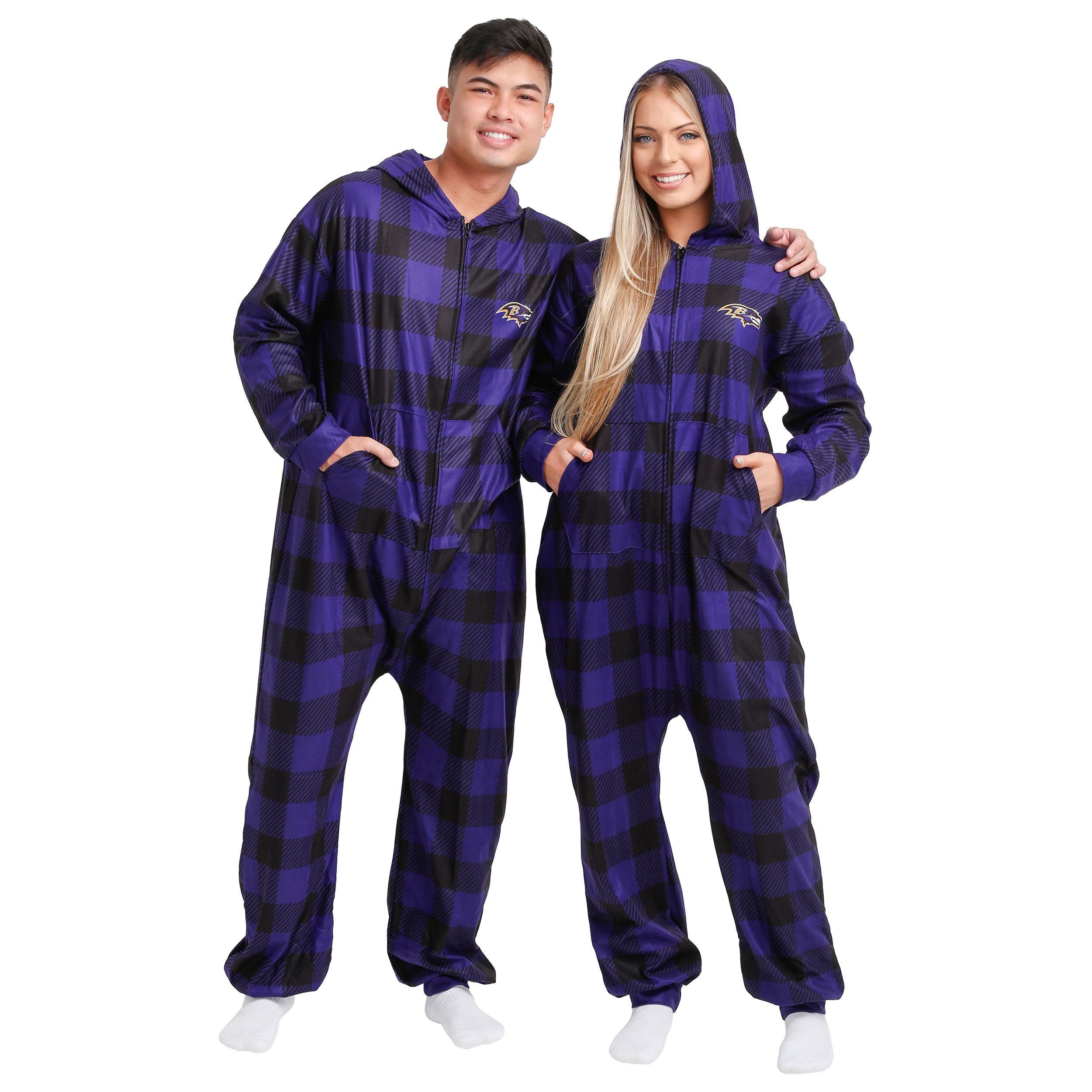 Baltimore Ravens Ladies Plaid Night Dress