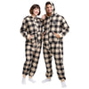 New Orleans Saints NFL Plaid One Piece Pajamas