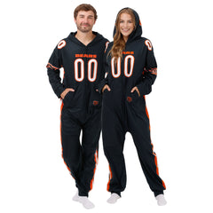 Chicago Bears NFL Apparel Licensed One Piece Pajamas Women's Medium