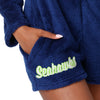 Seattle Seahawks NFL Womens Short Cozy One Piece Pajamas