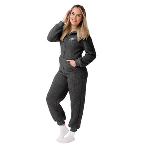 Philadelphia Eagles NFL Womens Sherpa One Piece Pajamas