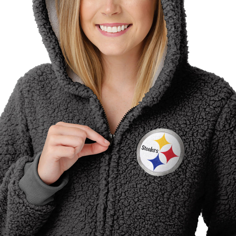 Steelers on sale sherpa hoodie