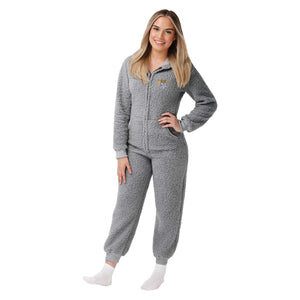 Los Angeles Rams NFL Womens Sherpa One Piece Pajamas
