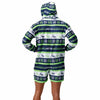 Seattle Seahawks NFL Mens Ugly Short One Piece Pajamas