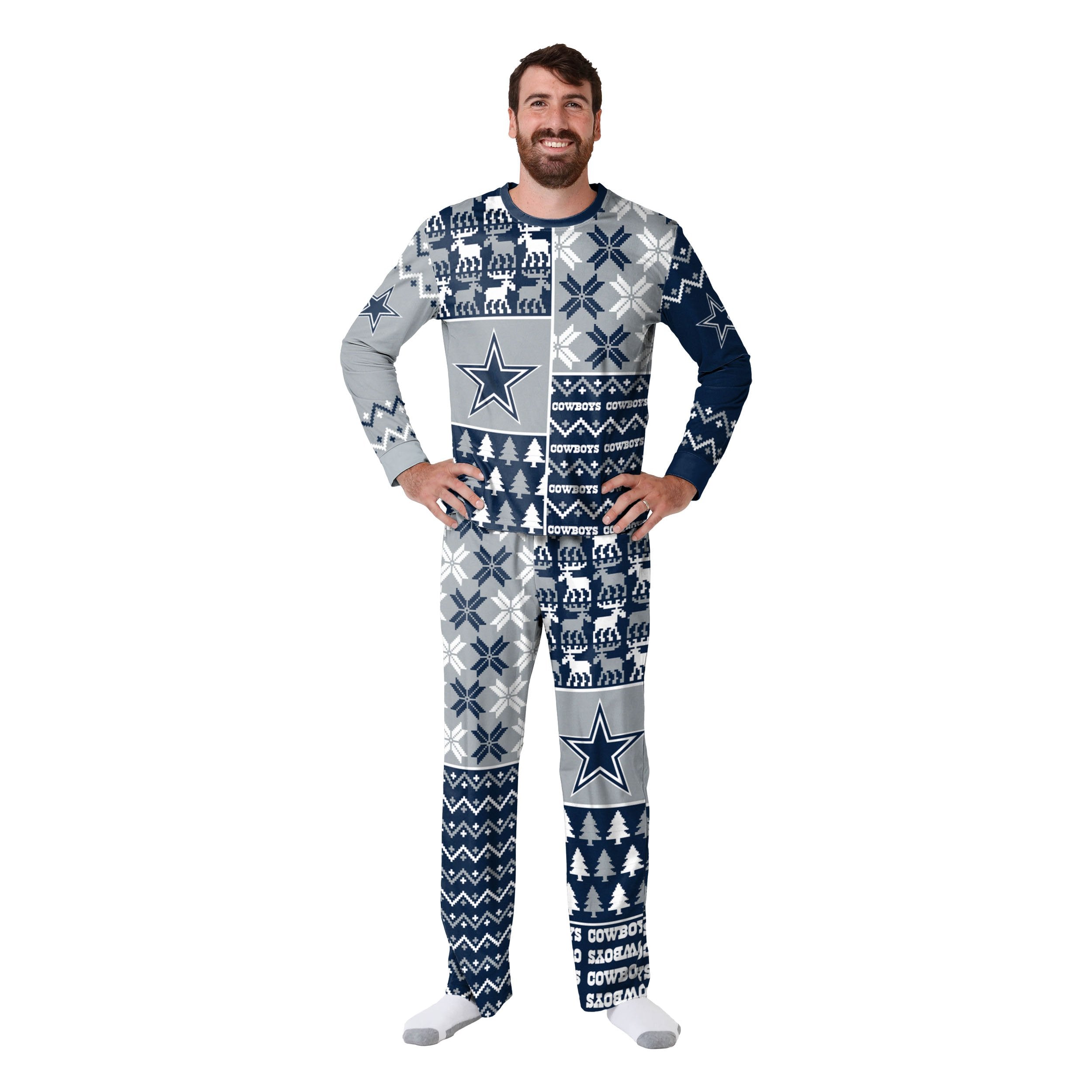 Dallas cowboys NFL FAMILY HOLIDAY PAJAMAS 4104 - The Best POD Fullfilment  Platform