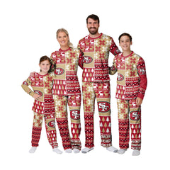 San Francisco 49ers NFL Family Holiday Pajamas