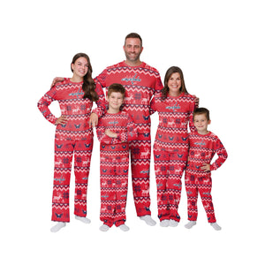 Washington Capitals NHL Ugly Pattern Family Holiday Pajamas