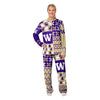 Washington Huskies NCAA Busy Block Family Holiday Pajamas