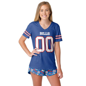 Buffalo Bills NFL Womens Gameday Ready Pajama Set