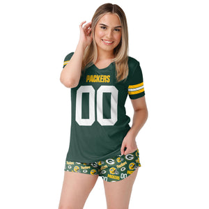 Green Bay Packers NFL Womens Gameday Ready Pajama Set