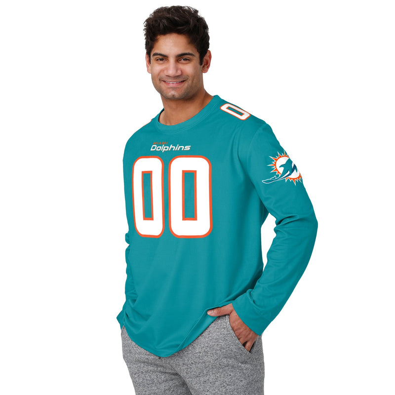 Miami Dolphins Team Logo White T-Shirt