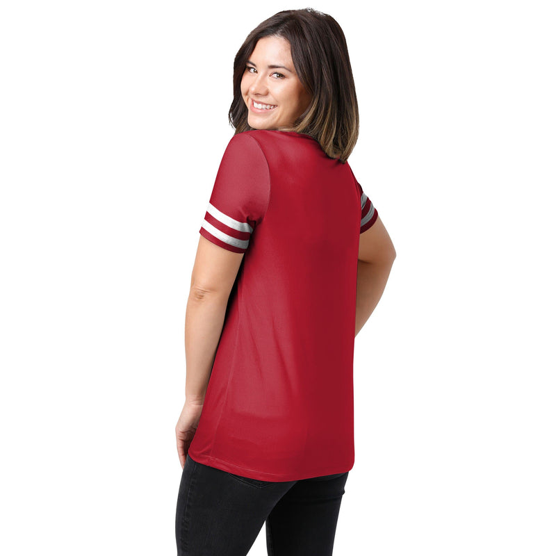 San Francisco 49ers Womens Gameday Ready Pajama Set, Size: L