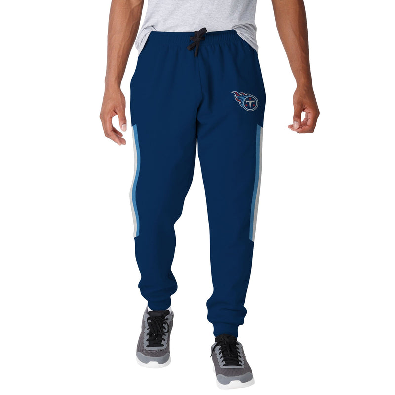 FOCO Tennessee Titans Team Stripe Joggers, Mens Size: 2XL