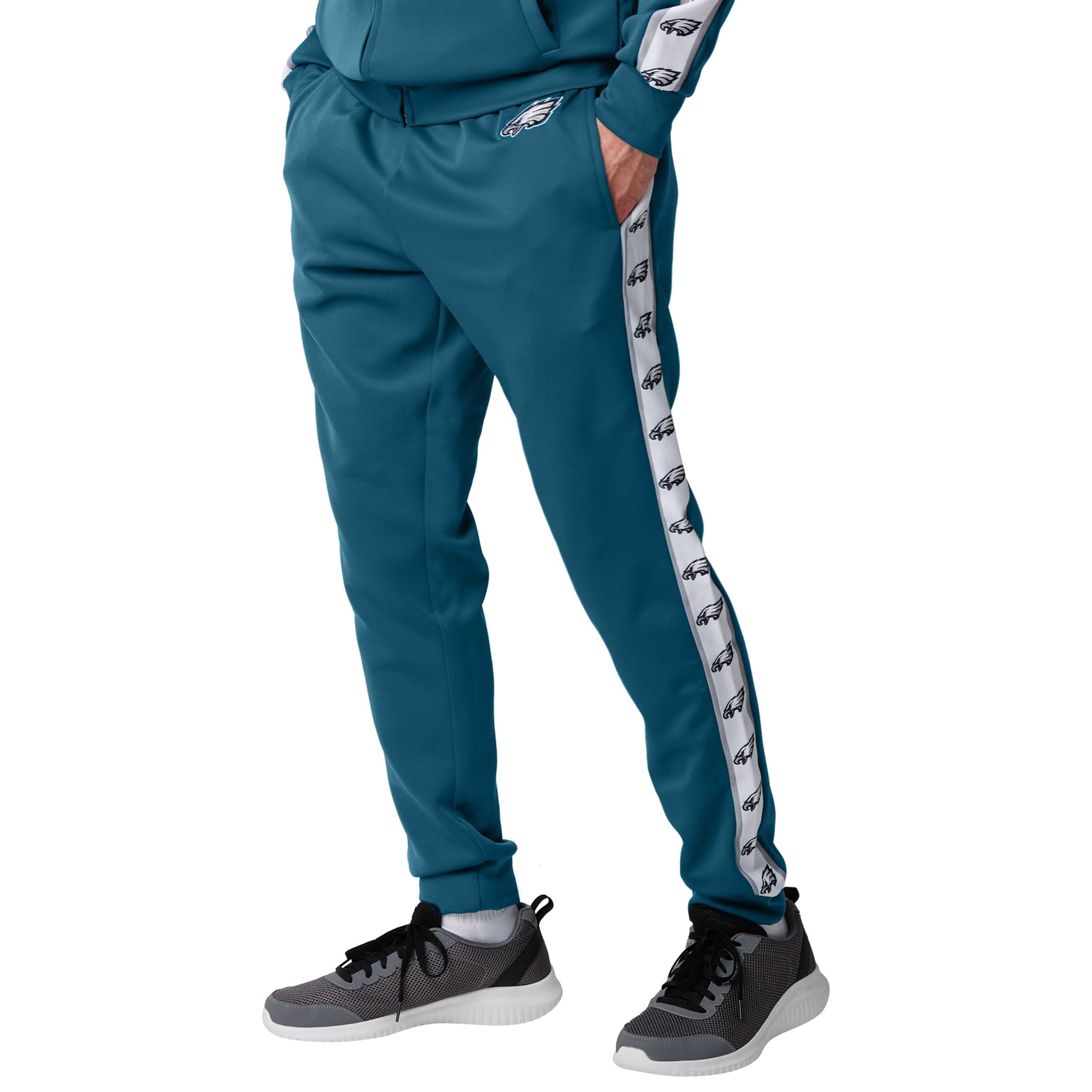 Las Vegas Raiders Stripe Logo Track Pants FOCO