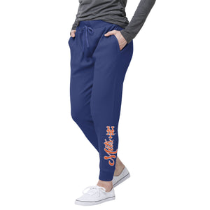 New York Mets MLB Womens Waffle Lounge Pants