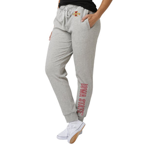 Iowa State Cyclones NCAA Womens Gray Woven Joggers