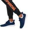 Denver Broncos NFL Womens Script Wordmark Black Joggers