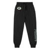 Green Bay Packers NFL Womens Script Wordmark Black Joggers