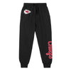 Kansas City Chiefs NFL Womens Script Wordmark Black Joggers