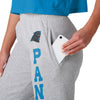 Carolina Panthers NFL Womens Big Wordmark Gray Sweatpants