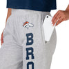 Denver Broncos NFL Womens Big Wordmark Gray Sweatpants
