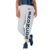 Denver Broncos NFL Womens Big Wordmark Gray Sweatpants