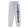 Dallas Cowboys NFL Womens Big Wordmark Gray Sweatpants