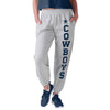 Dallas Cowboys NFL Womens Big Wordmark Gray Sweatpants