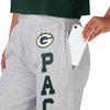 Green Bay Packers NFL Womens Big Wordmark Gray Sweatpants