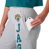 Jacksonville Jaguars NFL Womens Big Wordmark Gray Sweatpants