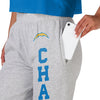 Los Angeles Chargers NFL Womens Big Wordmark Gray Sweatpants