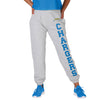 Los Angeles Chargers NFL Womens Big Wordmark Gray Sweatpants